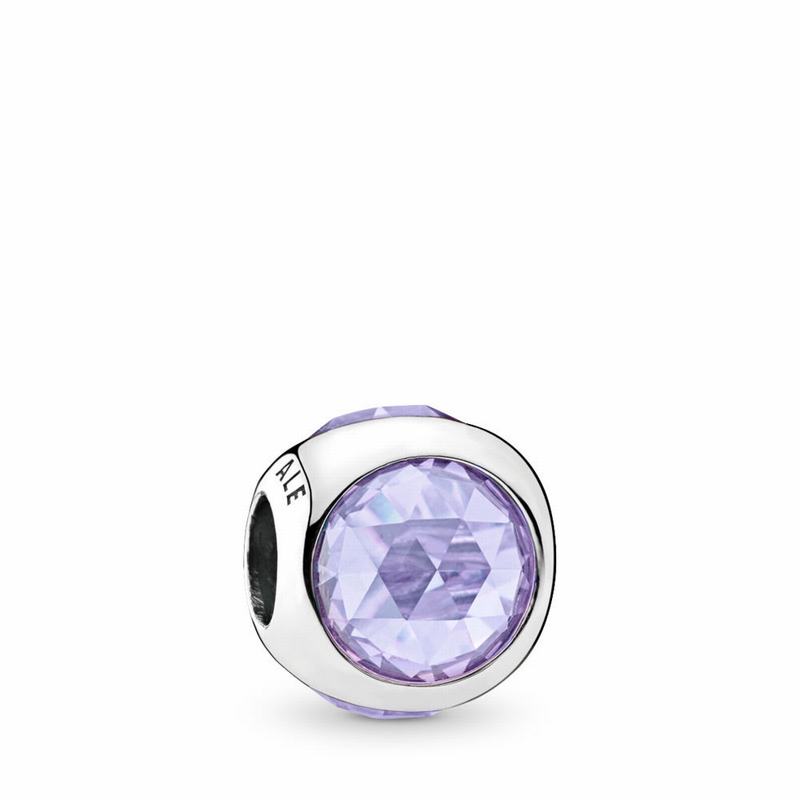 Talismane Pandora Radiant Droplet Argint/Violet (d18e0mGw)